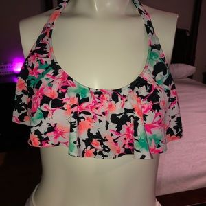 Bikini top ruffle front xl juniors